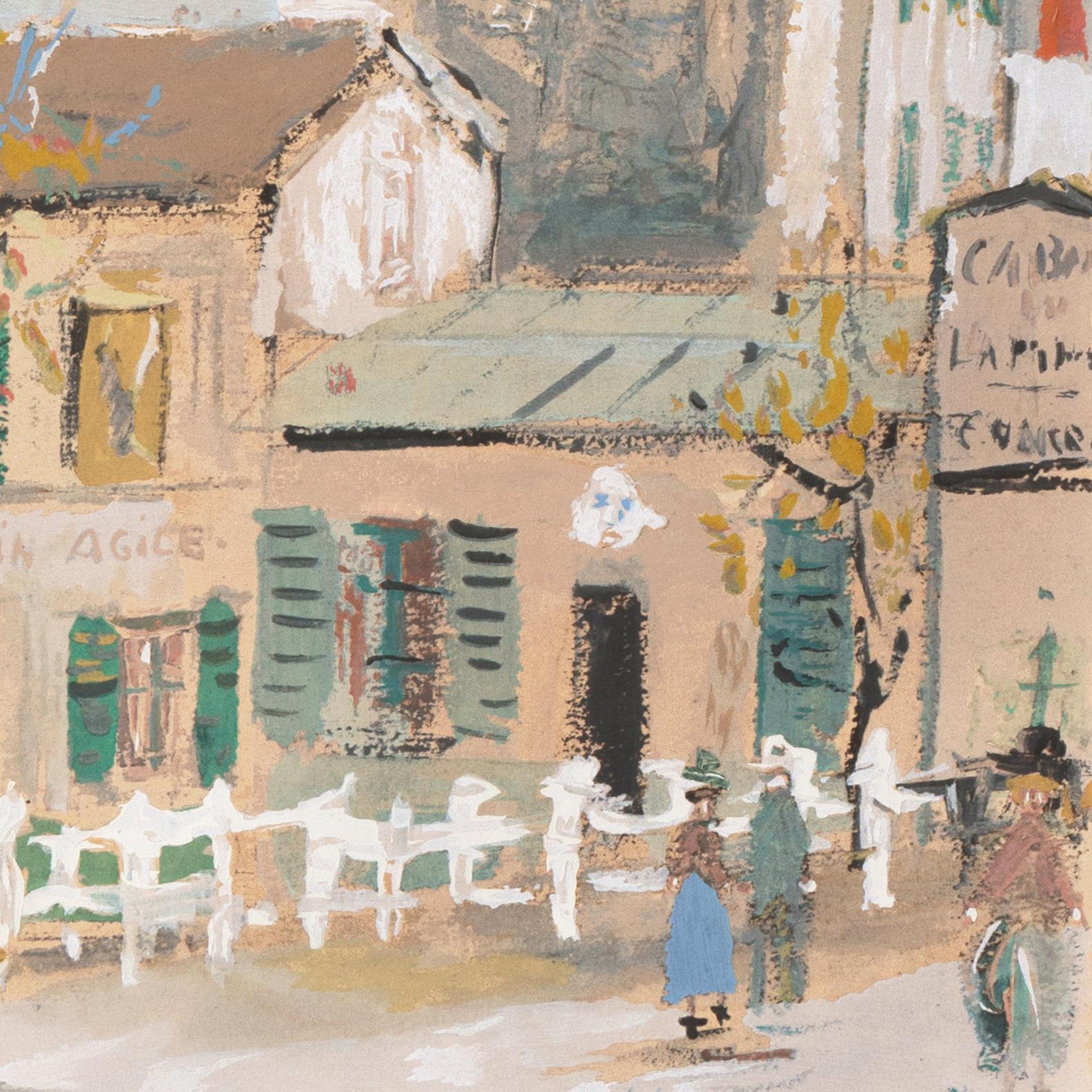Le Lapin Agile - Post-impressionnisme Print par (after) Maurice Utrillo