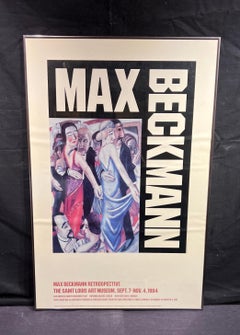 Retrospektive von Max Beckmann (The Saint Louis Art Museum Sept 7-Nov. 4, 1984)