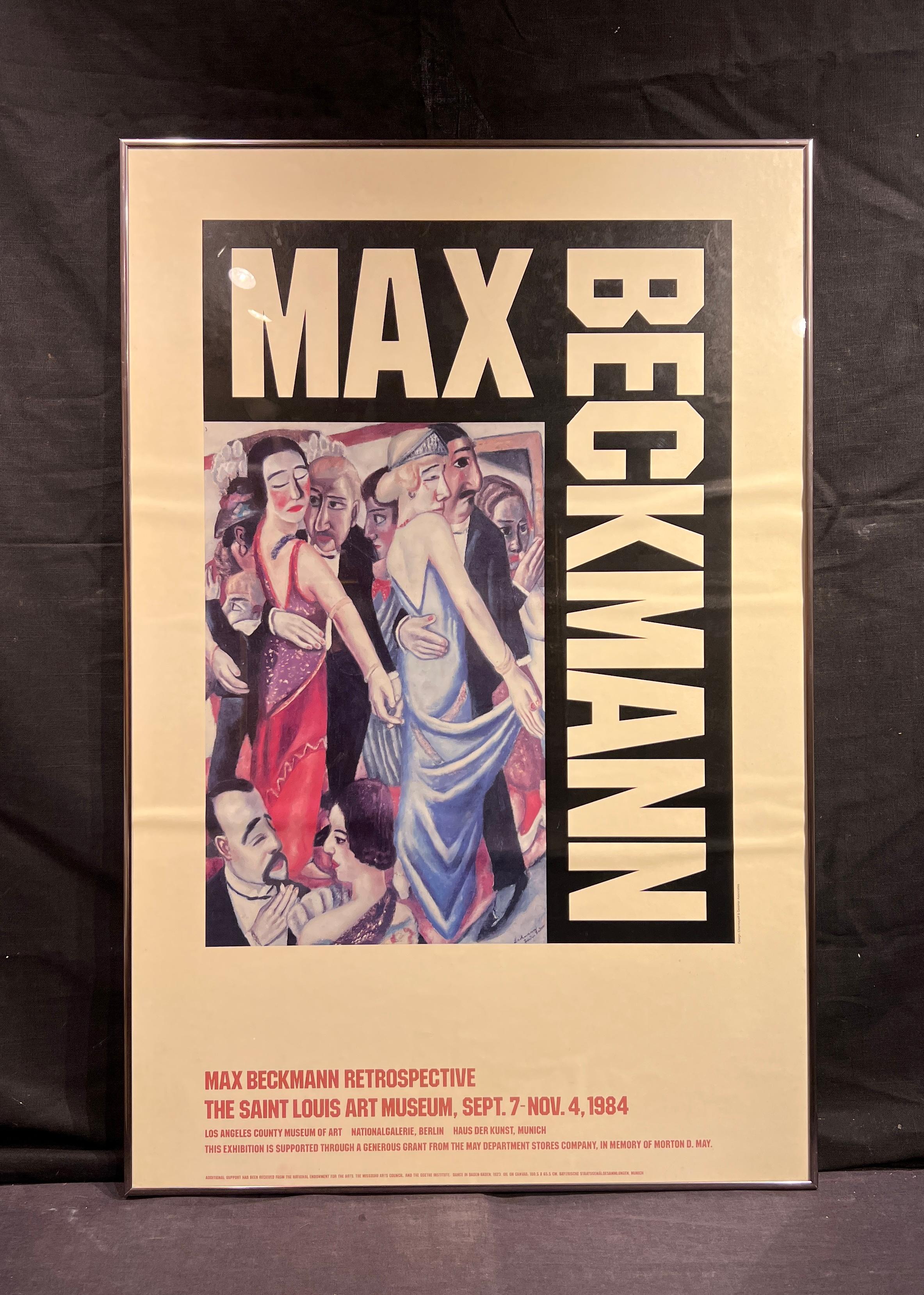 Retrospectiva de Max Beckmann (Museo de Arte de Saint Louis, 7 de septiembre-4 de noviembre de 1984) en venta 2