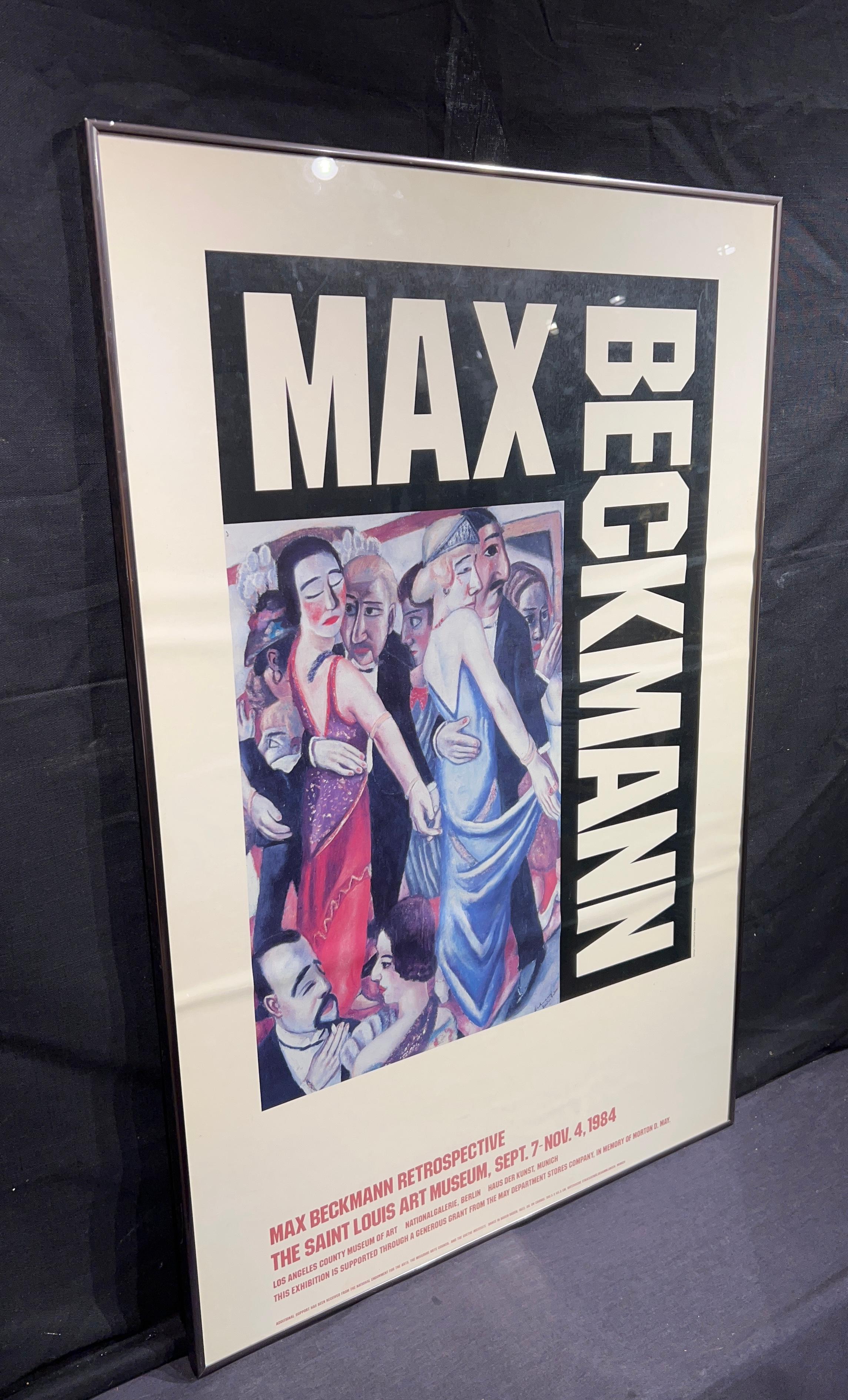 Max Beckmann Retrospective (The Saint Louis Art Museum Sept 7-Nov. 4, 1984) For Sale 1