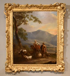 Ölgemälde des Kreises von Nicolaes Berchem „Off to Market“