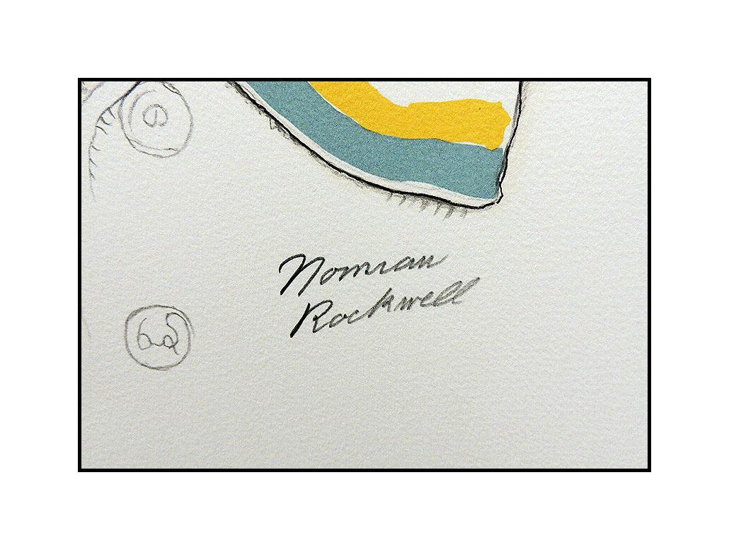 norman rockwell signature