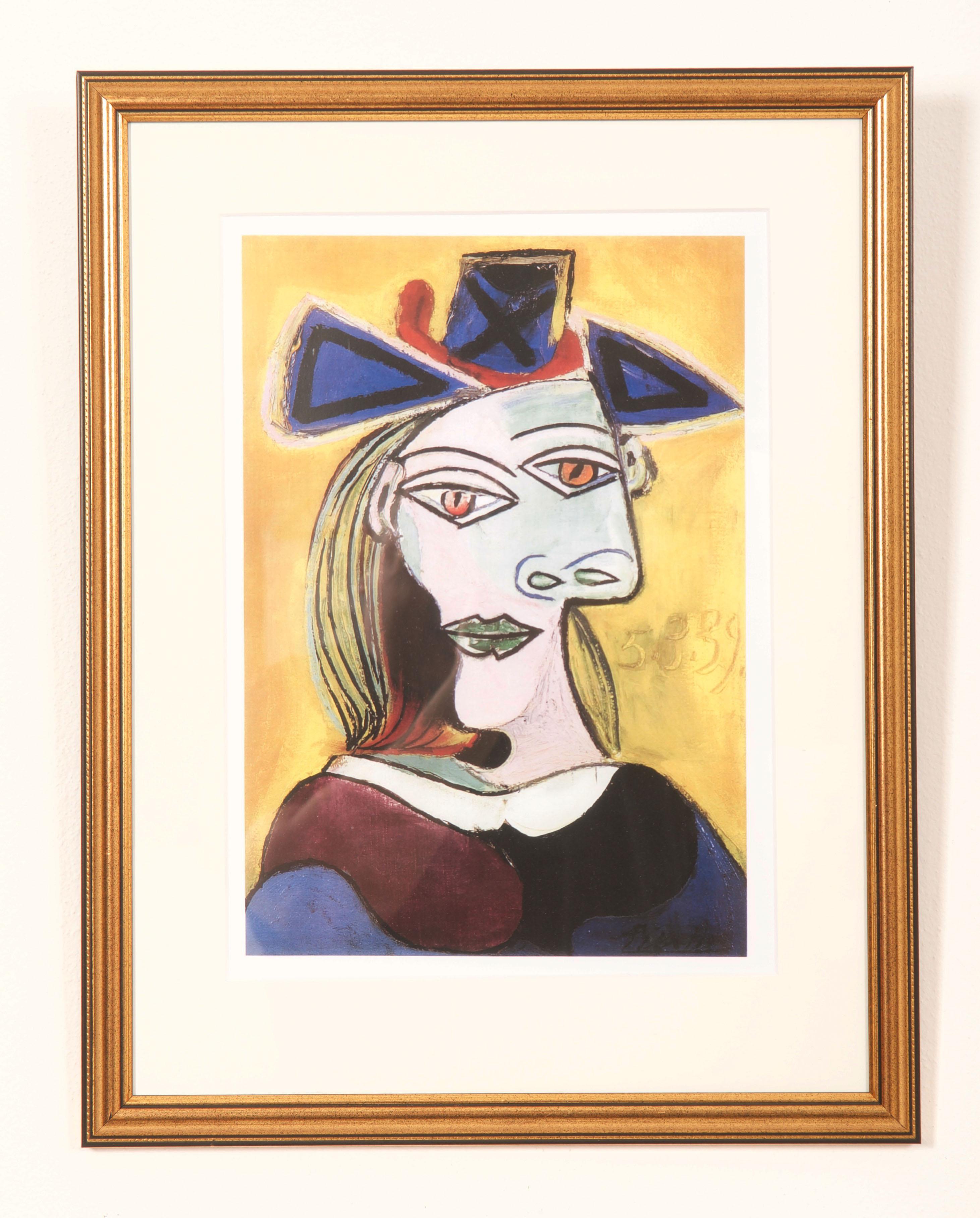 picasso donna con cappello