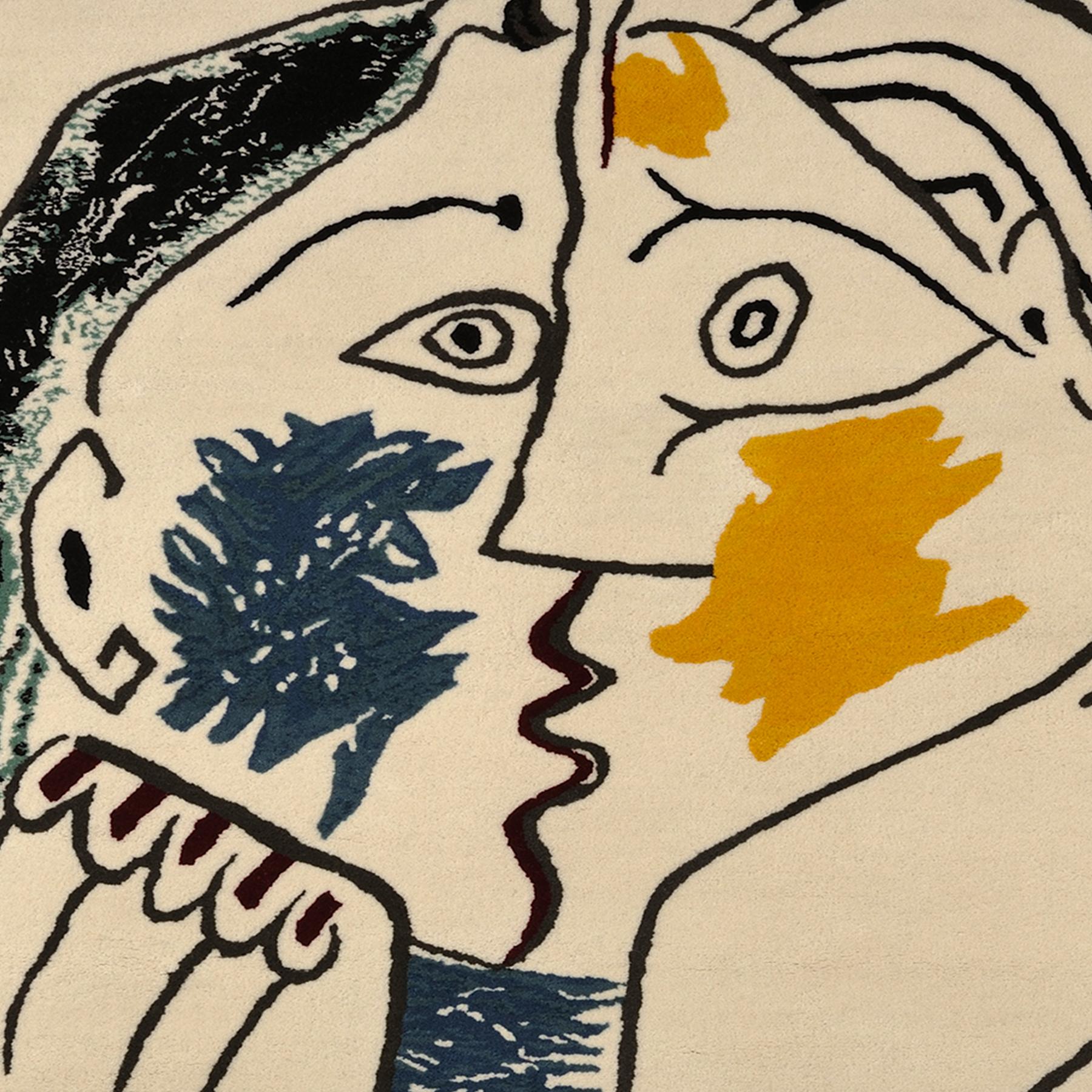 Le Baiser, tapisserie en laine, d'après Pablo Picasso, édition limitée 1