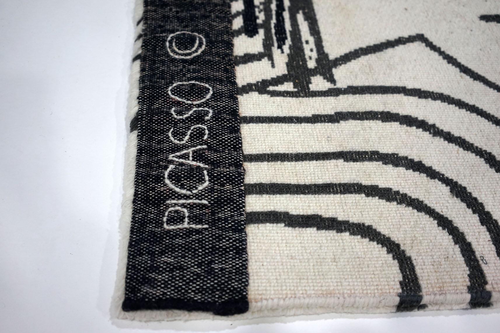 Le Baiser, tapisserie en laine, d'après Pablo Picasso, édition limitée 8