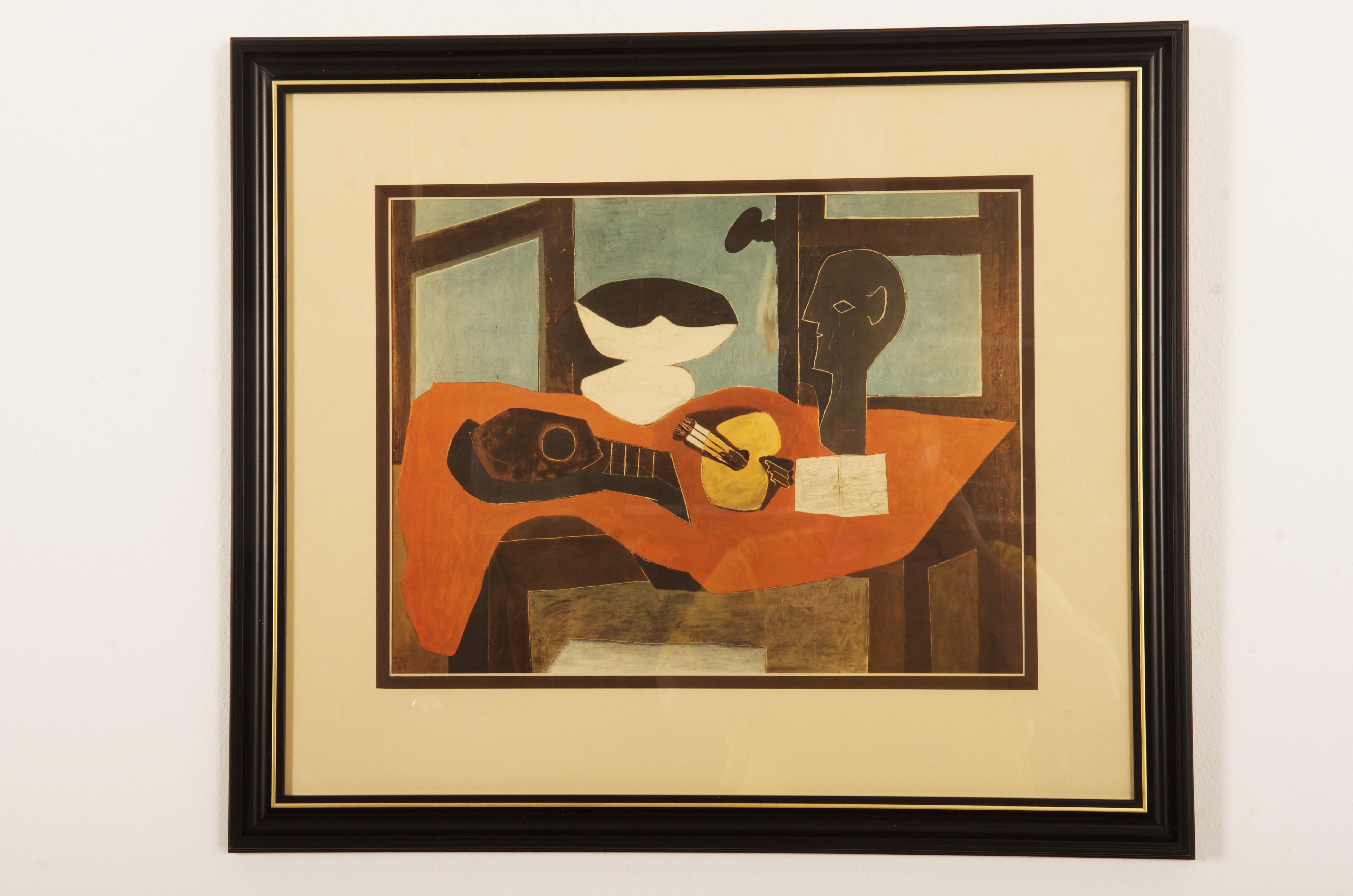 Espagnol D'après Pablo Picasso « Nature Morte Avec Buste Et Palette, 1925 en vente