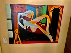 After Pablo Picasso’s 1929 “Reclining Woman”