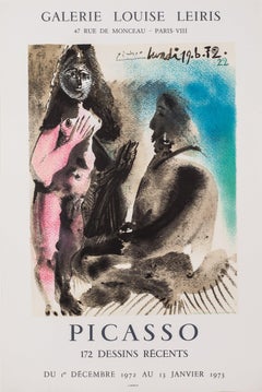 172 Dessins Récents - Galerie Louise Leiris (after) Pablo Picasso, 1972