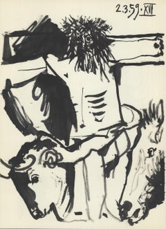 1959 Pablo Picasso 'Jesus on the Cross' Lithograph