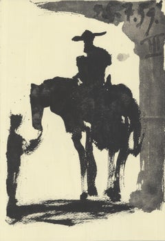 1959 Pablo Picasso „Toros (III)“ Lithographie