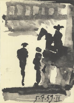 1959 Pablo Picasso 'Toros (IV)' Lithograph