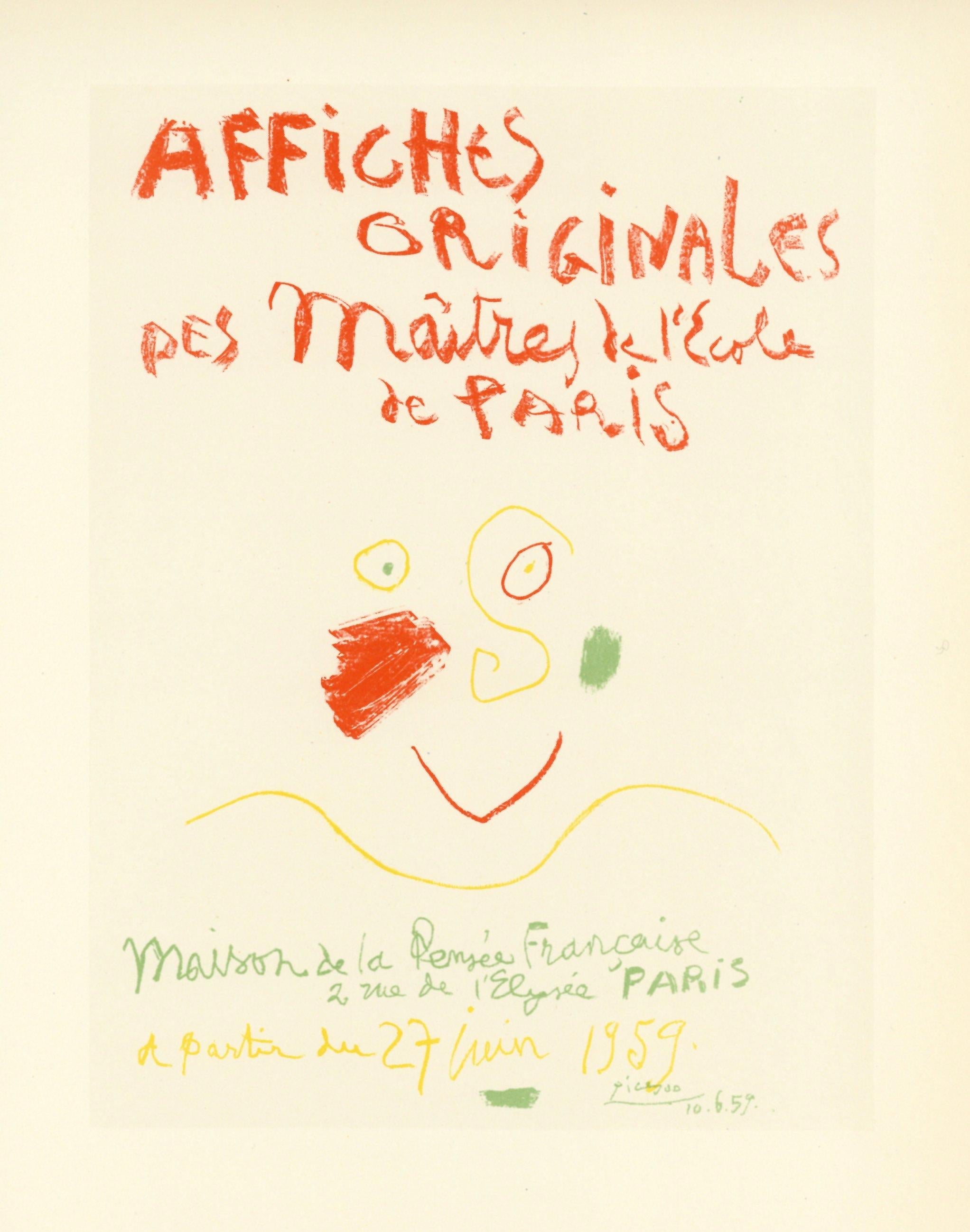 "Affiches Originales" lithograph poster - Print by (after) Pablo Picasso