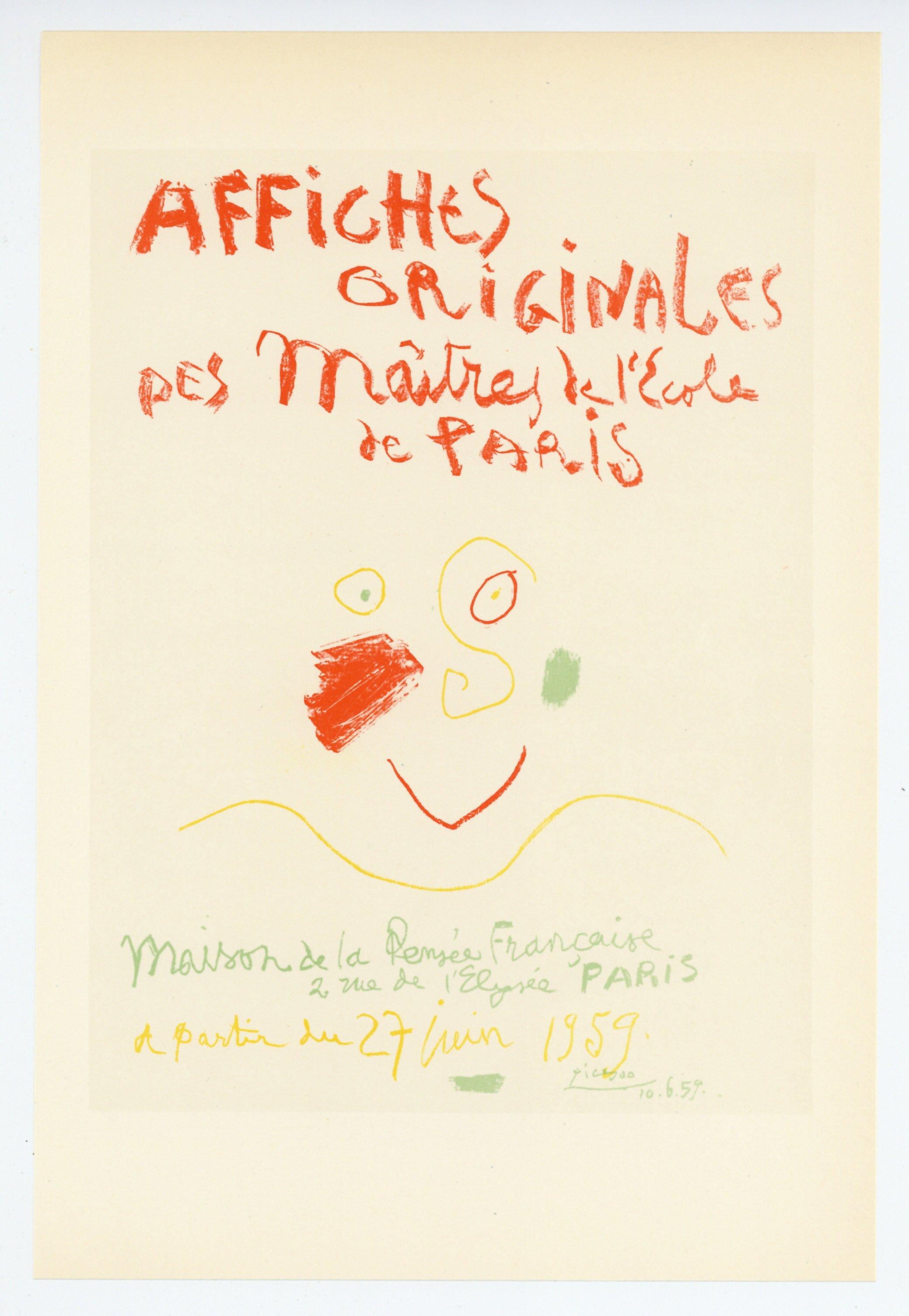 "Affiches Originales" lithograph poster - Print by (after) Pablo Picasso