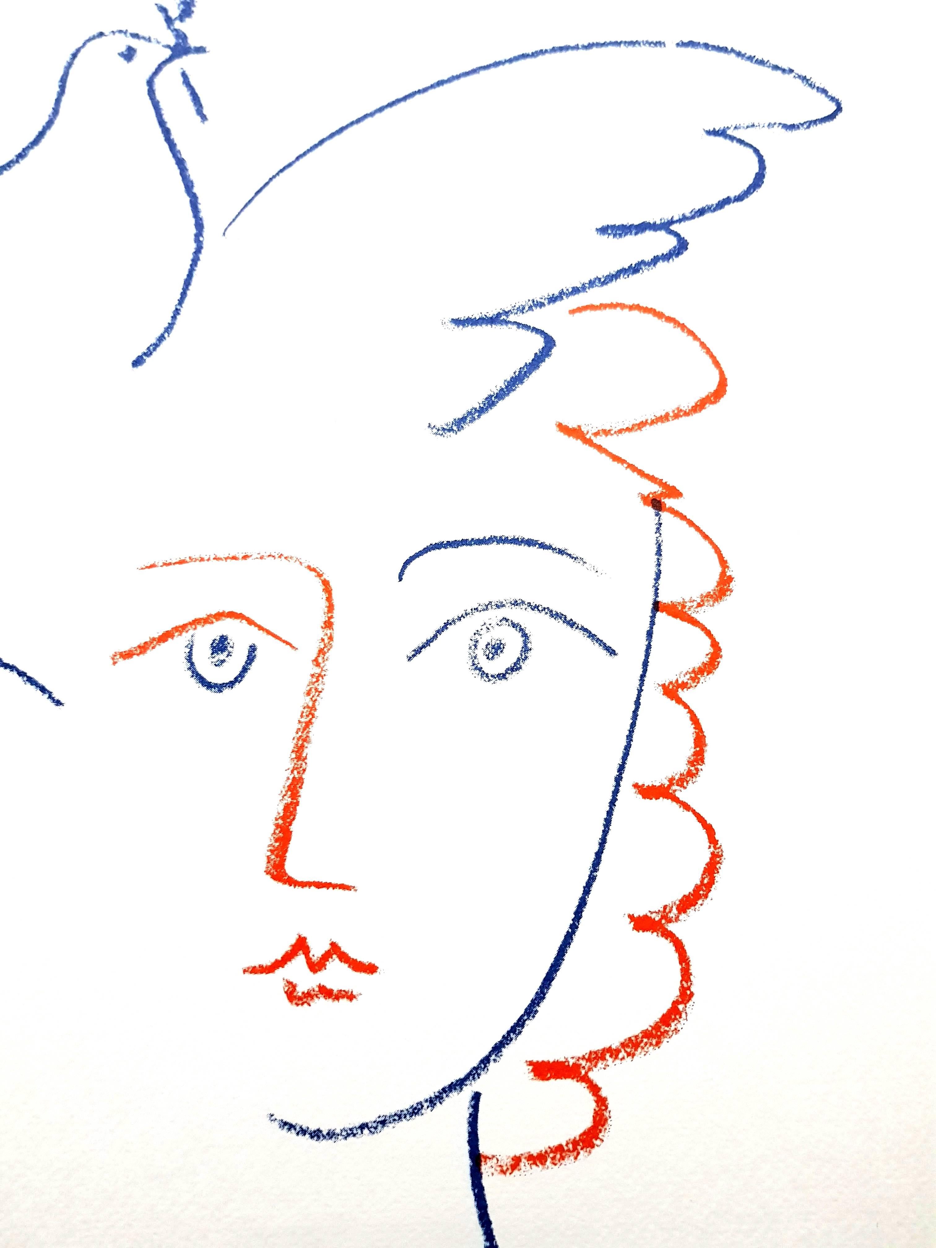 picasso woman and dove