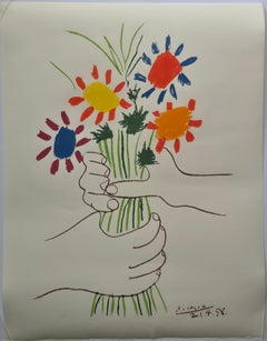 (nach) Pablo Picasso -- Blumenstrauß des Friedens