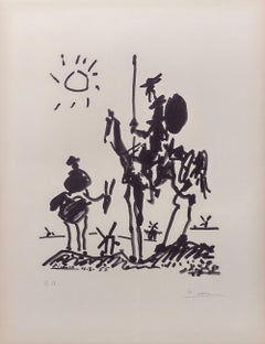 AFTER PABLO PICASSO 'DON QUIXOTE - 1955, SIGNED & NUMBERED LITHOGRAPH