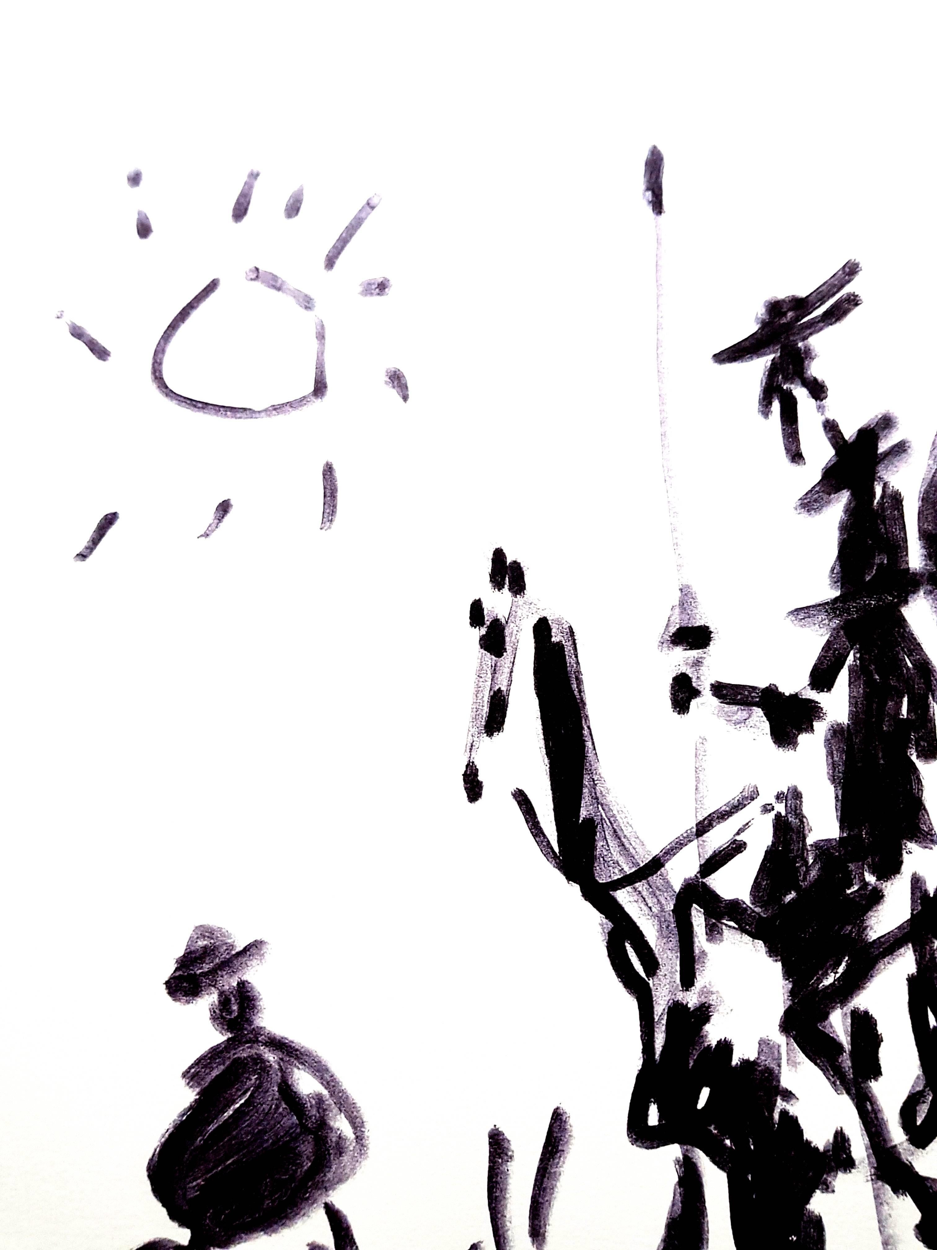 Nach PABLO PICASSO (1881-1973)
Don Quijote
1955
Abmessungen: 65 x 50 cm
Gedruckte Unterschrift und Datum
Edition Succession Picasso, Paris (posthume Reproduktionsausgabe)
Ausgaben von Paix