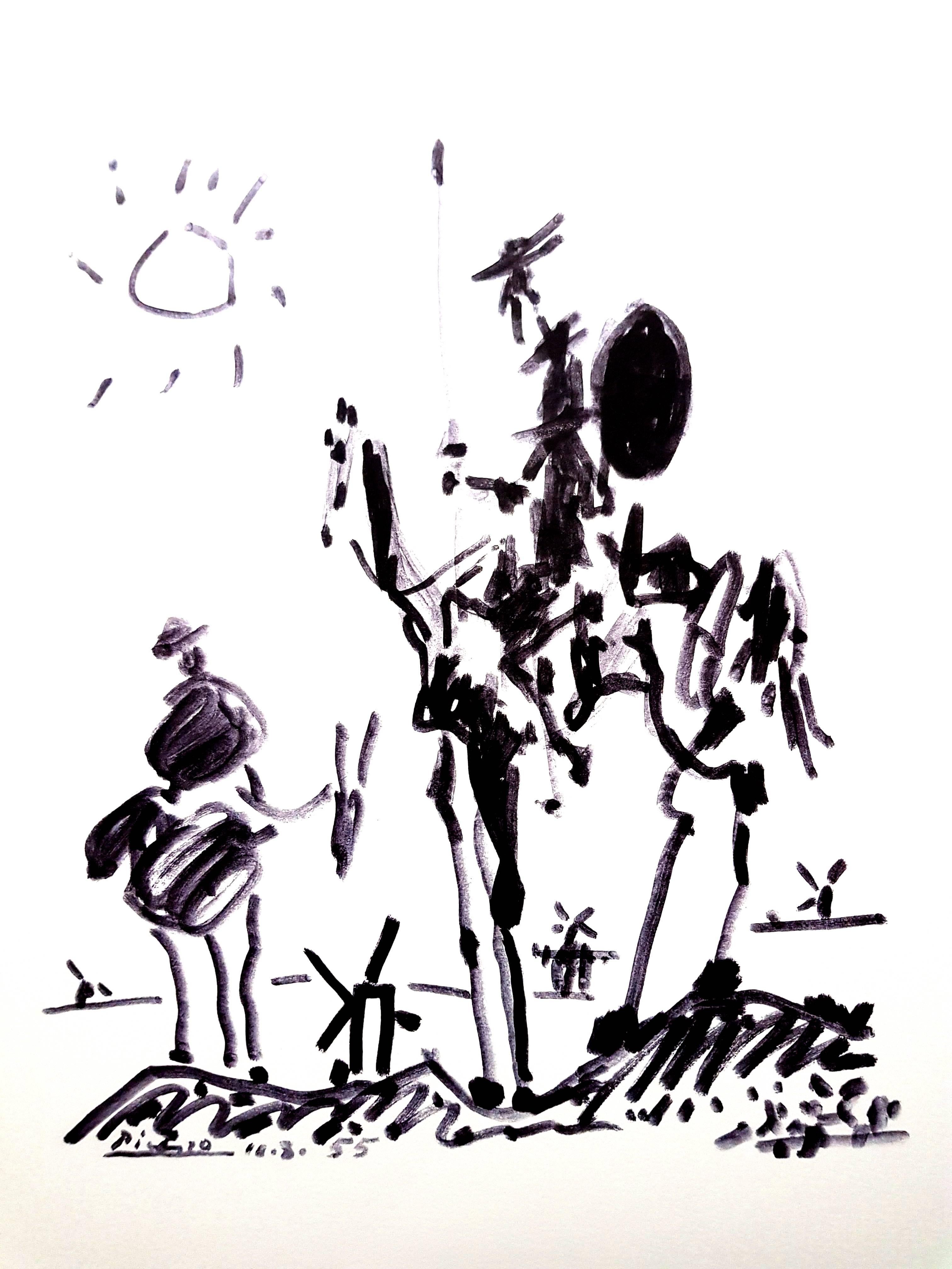 After Pablo Picasso - Don Quixote - Lithograph