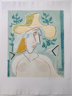 (after) Pablo Picasso -- Femme a la Collerette