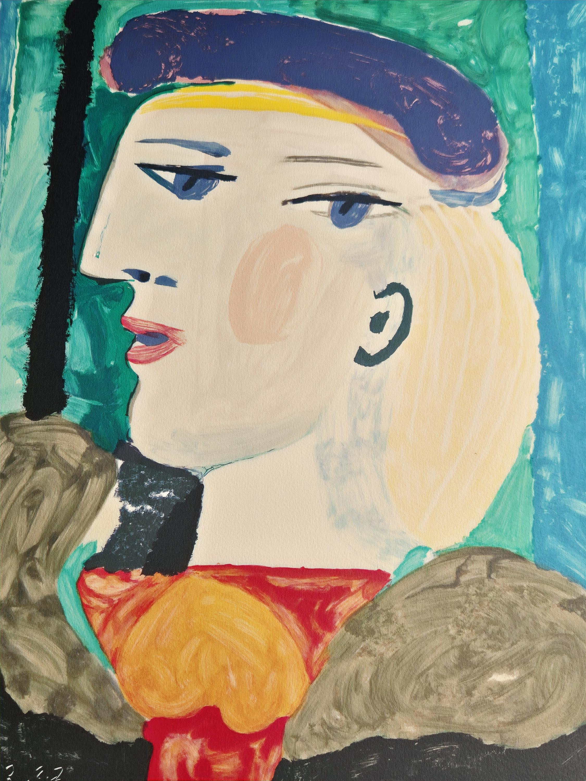 (after) Pablo Picasso -- Femme Profile (Marie-Therese Walter) For Sale 1