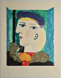 (after) Pablo Picasso -- Profilo di donna (Marie-Therese Walter)