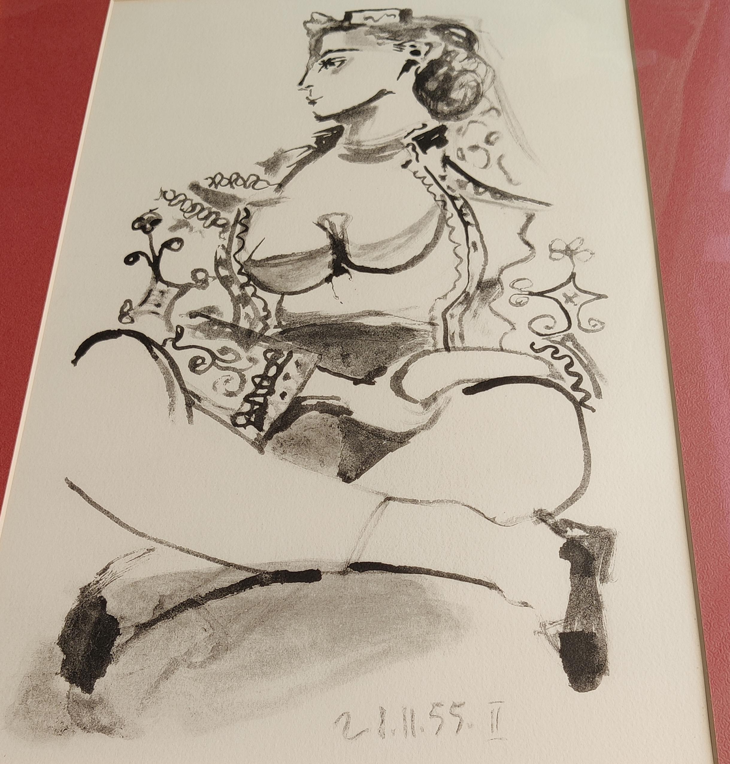 (after) Pablo Picasso -- Jacqueline from Edition Cercle D'Art France im Angebot 1