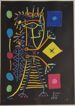 (after) Pablo Picasso -- Jacqueline (La Dame aux Des)
