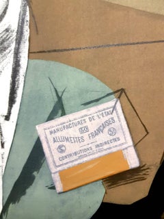 After Pablo Picasso - Nature Morte à la Pipe - Pochoir