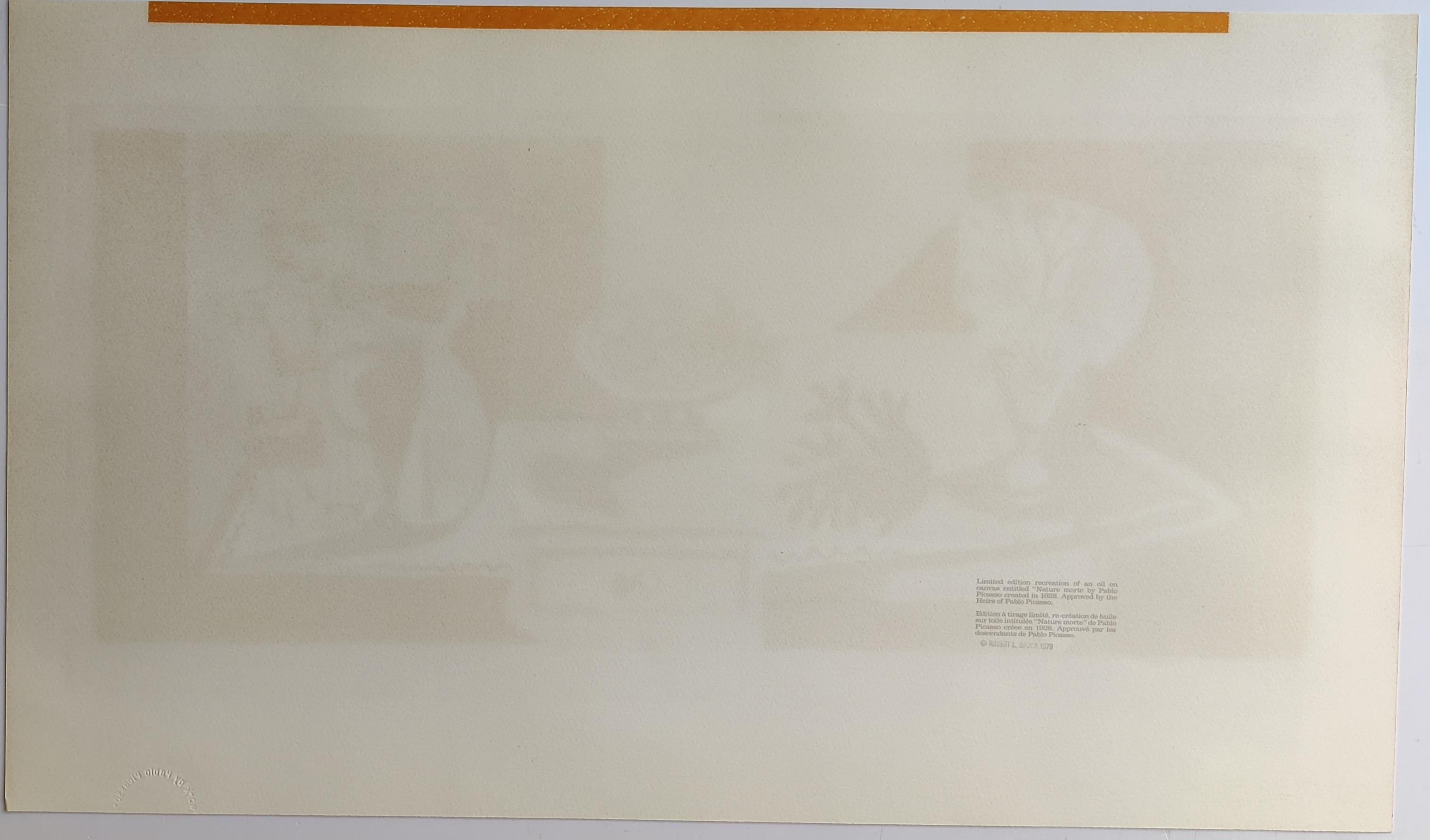 (d'après) Pablo Picasso -- Nature Morte en vente 2