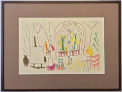 (after) Pablo Picasso -- Picassos Workshop (Carnet de la Californie Suite)