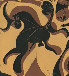 Après la Pique - Original Linocut After Pablo Picasso - 1962