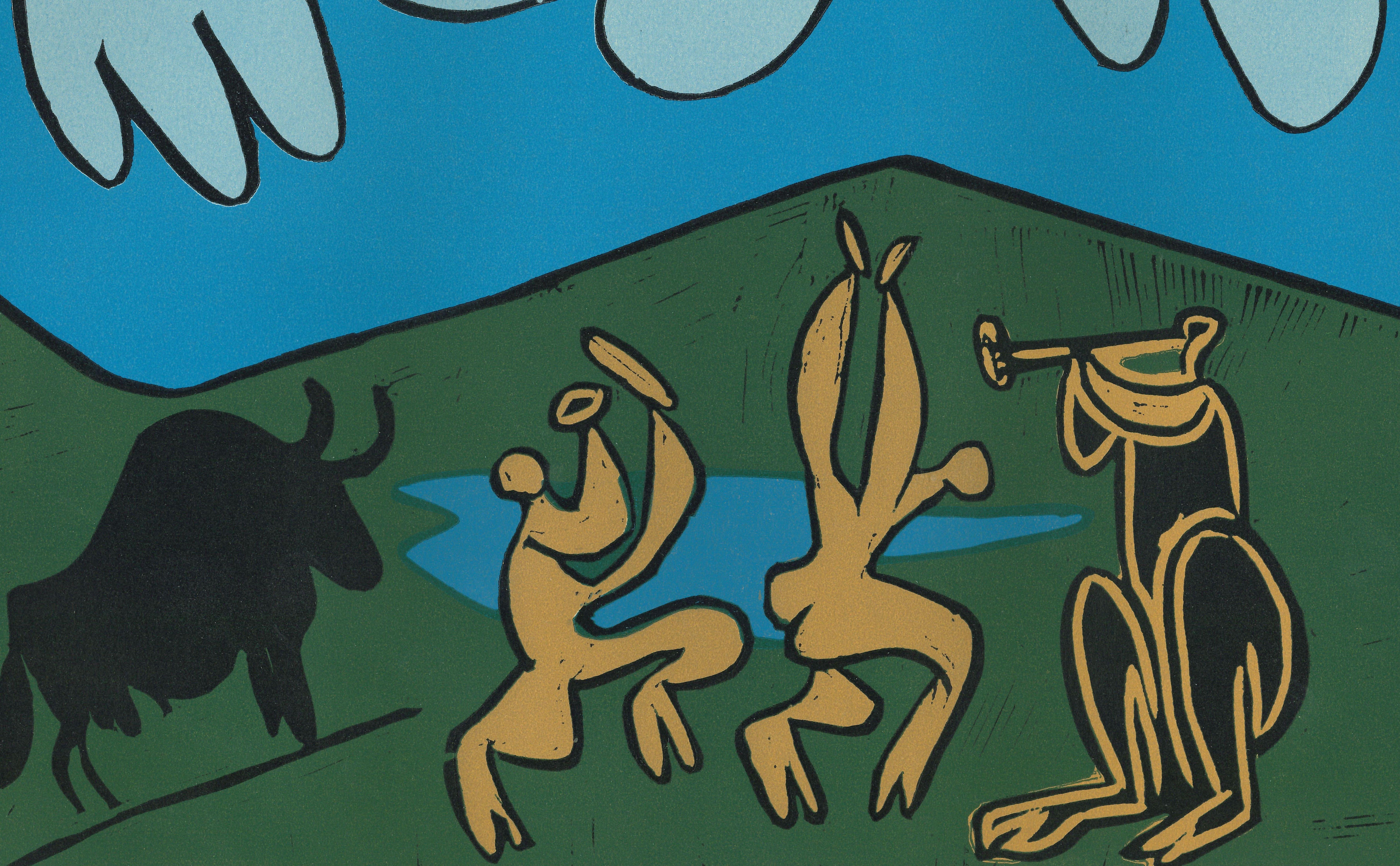 bacchanal with an owl