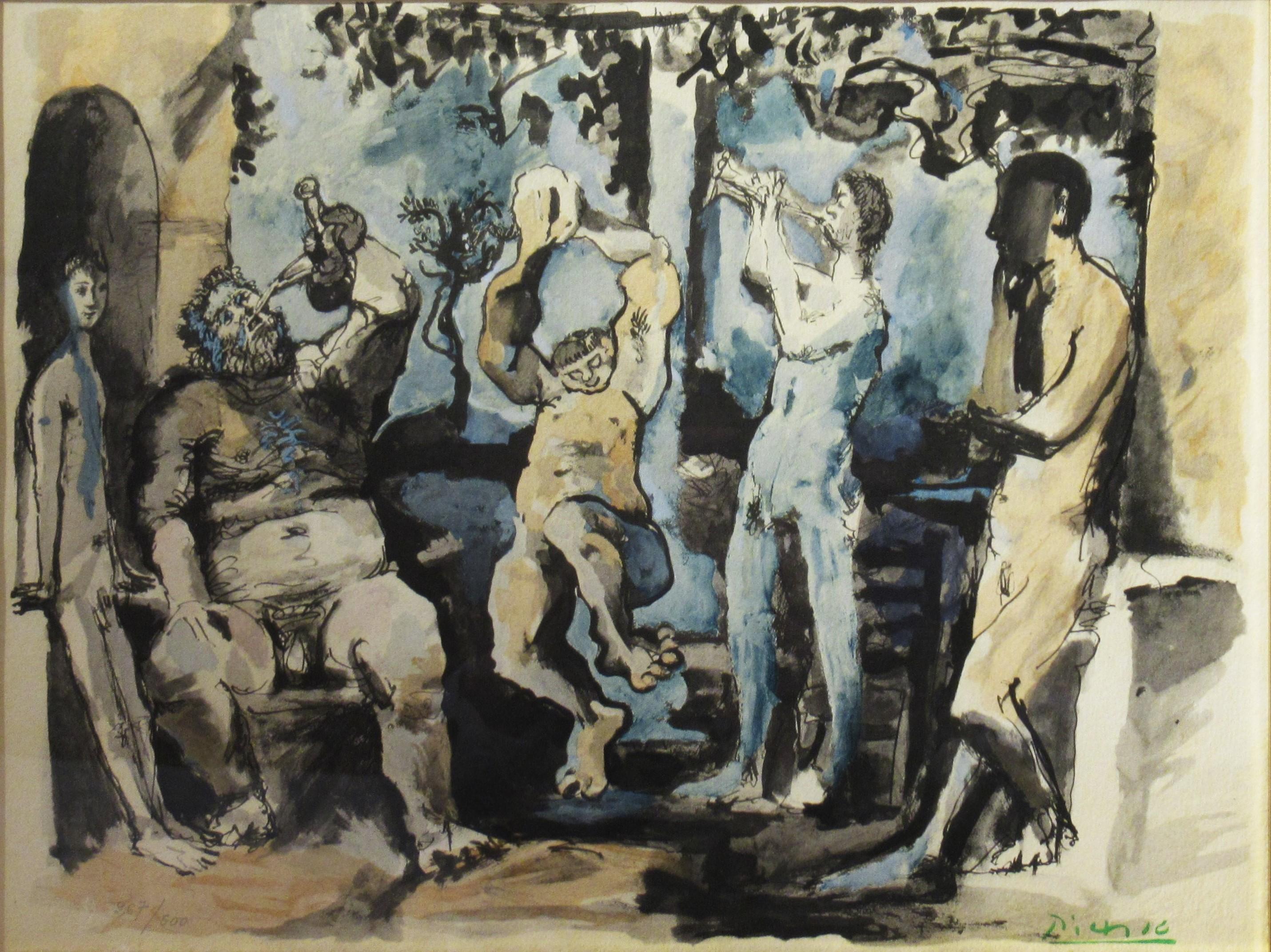 Bacchanale - Print by Pablo Picasso