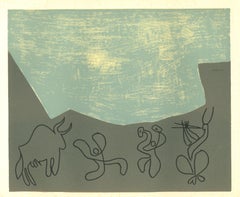 Bacchanale - Linocut Reproduction After Pablo Picasso - 1962