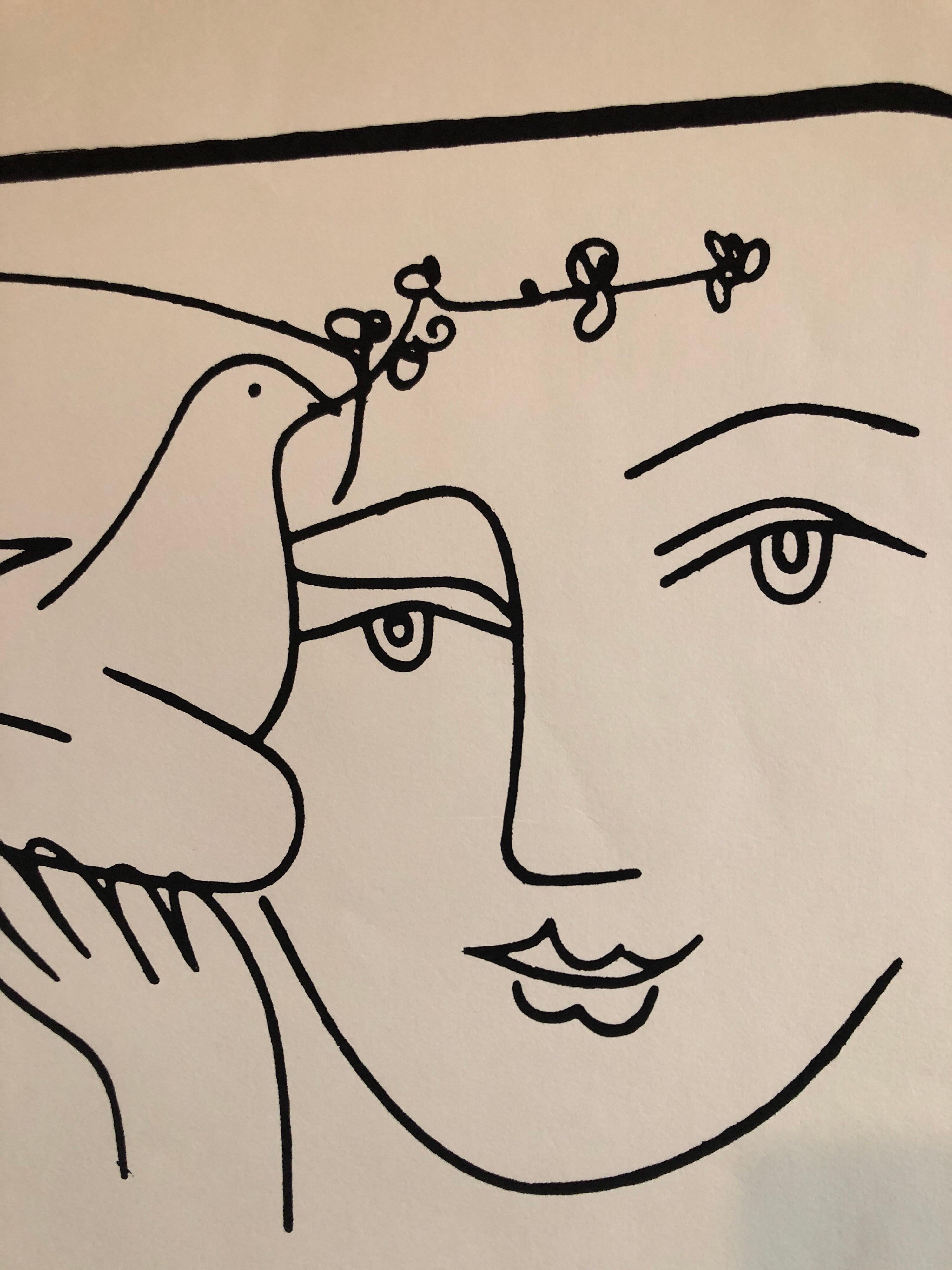 picasso boy with dove