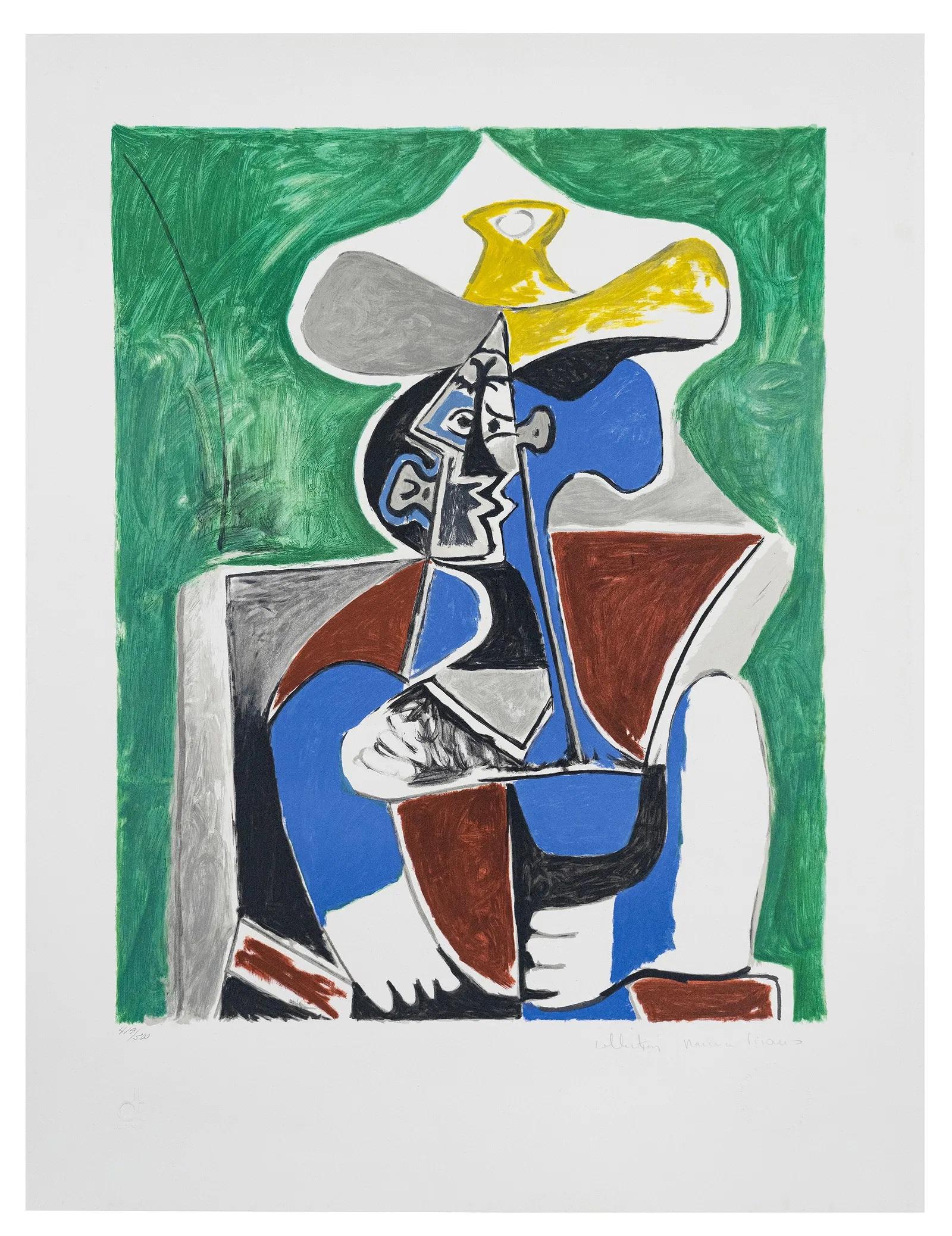 Ausgewählt aus der persönlichen Sammlung von Marina Picasso, der Enkelin von Pablo Picasso.   Nach dem Tod von Pablo Picasso autorisierte seine Enkelin Marina den Druck dieser Original-Lithographien, die als Picasso Estate Collection bekannt