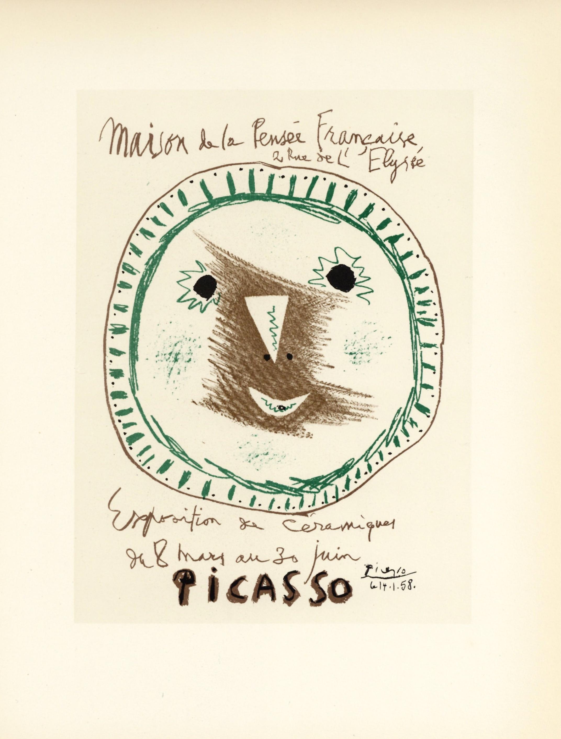 "Poster litografico "Ceramiques - Print di (after) Pablo Picasso