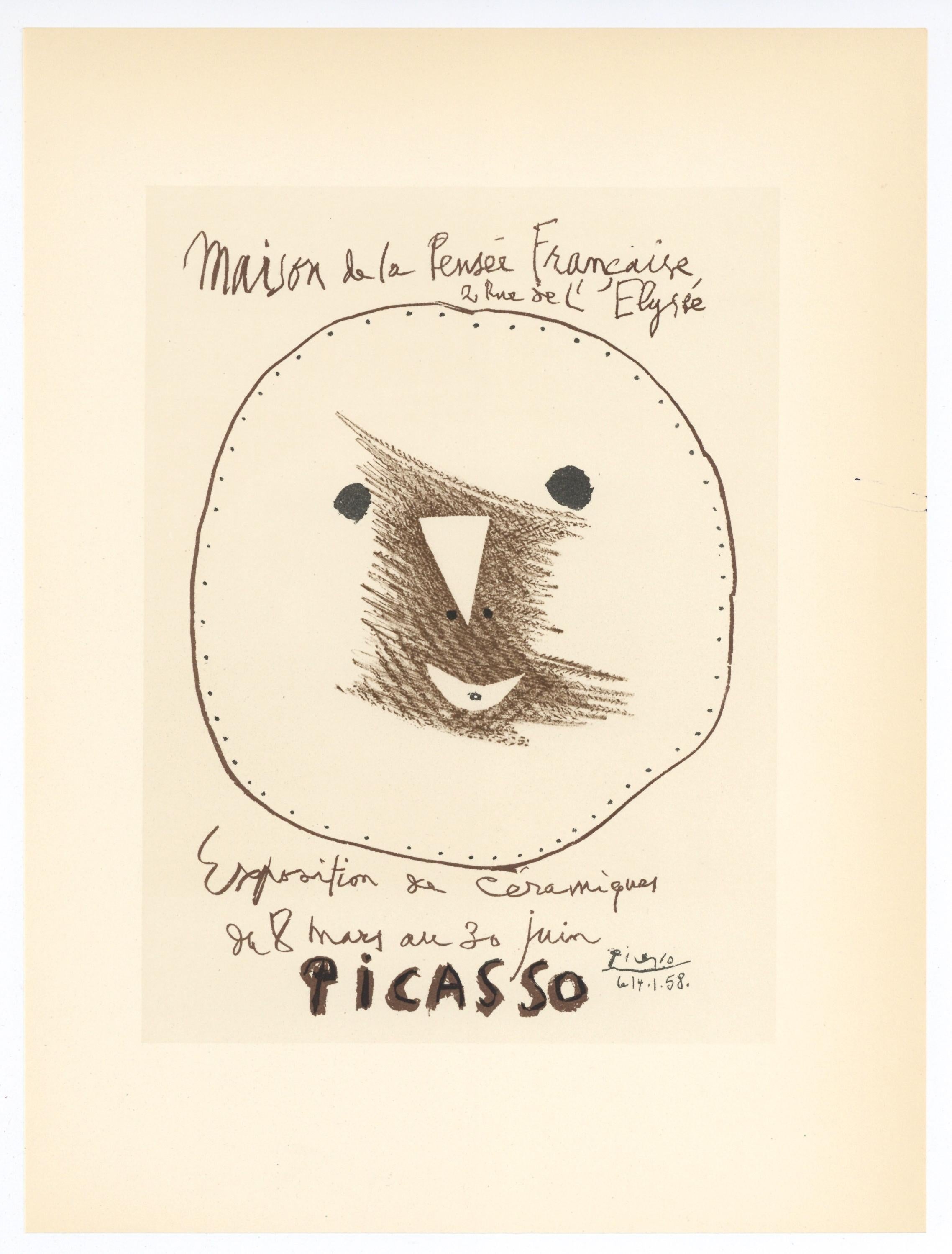 "Ceramiques" lithograph poster - Print by (after) Pablo Picasso