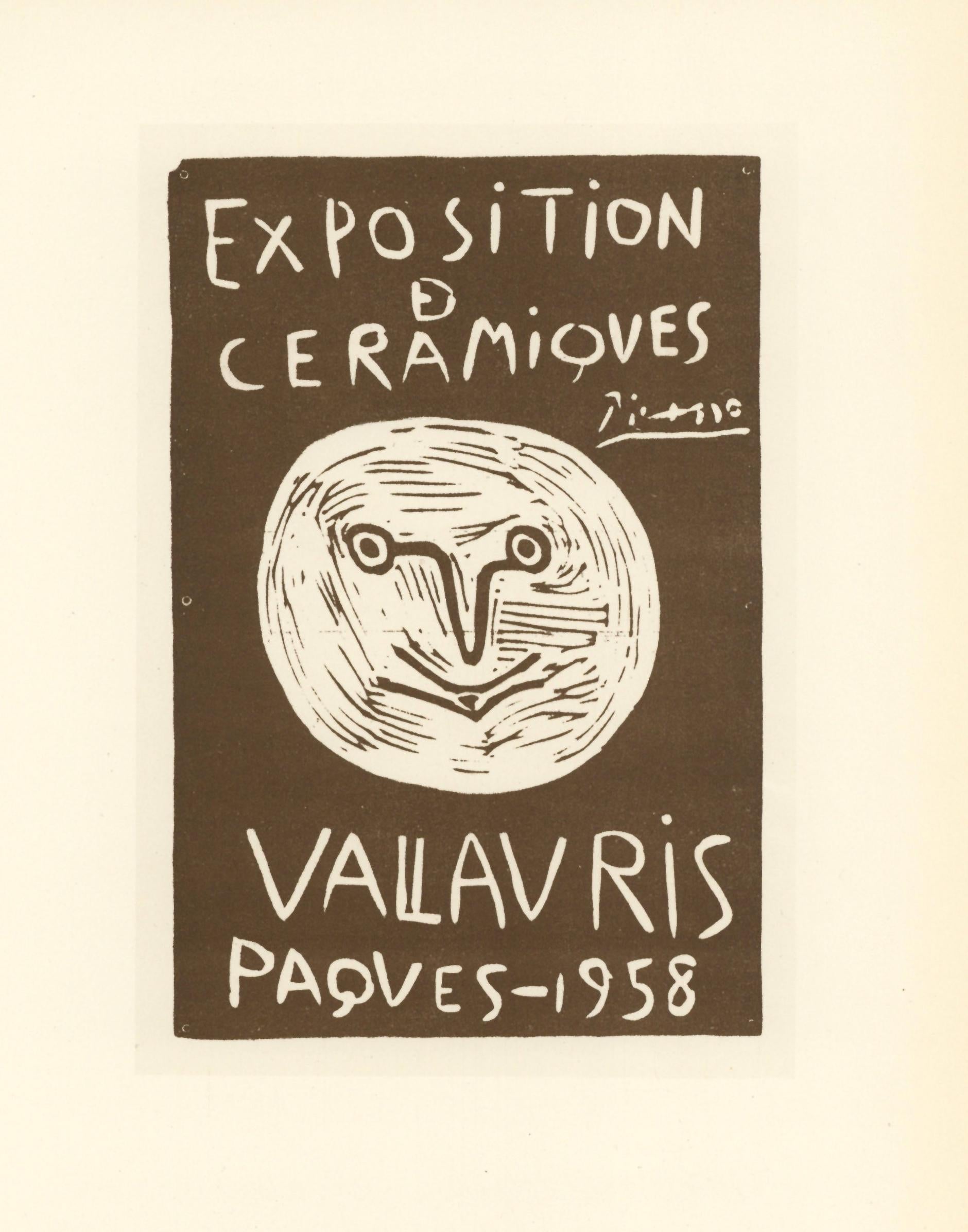 Affiche de lithographie « Céramiques Paques » - Print de (after) Pablo Picasso
