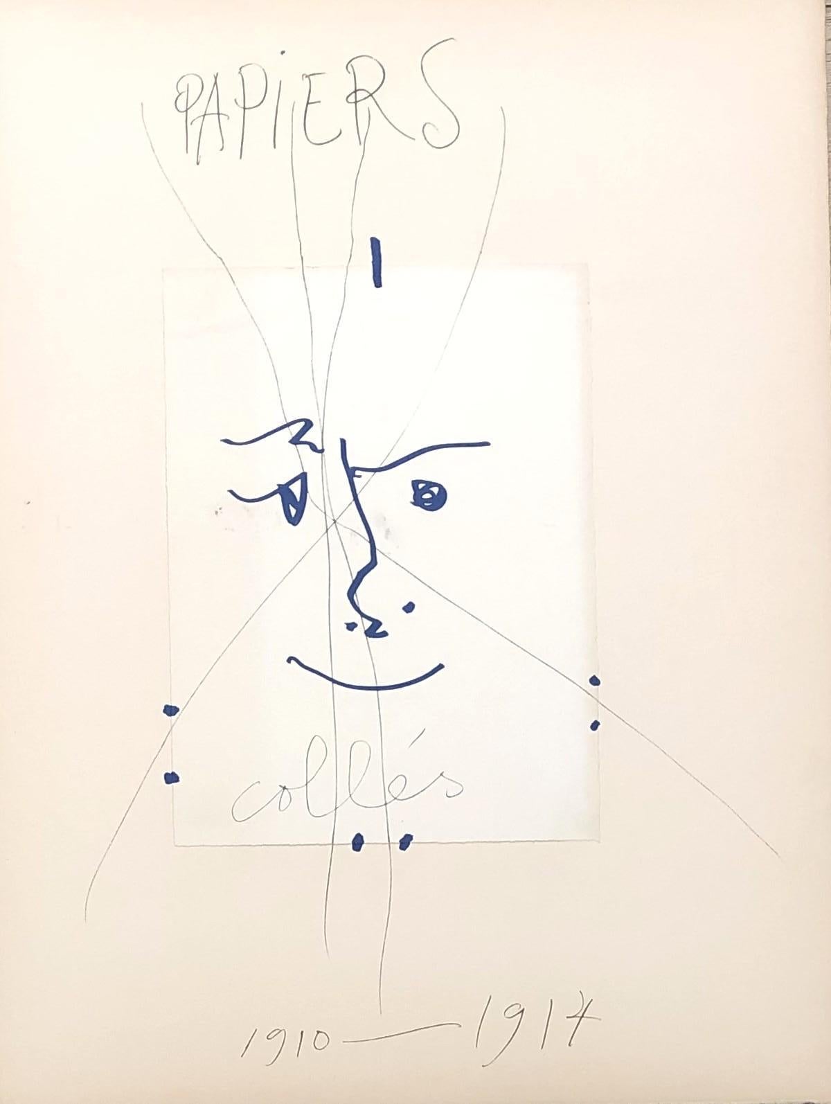 (after) Pablo Picasso Portrait Print - Composition - Lithograph 300 copies