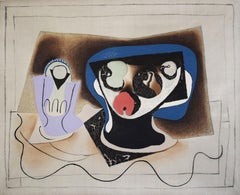 Composition with Glass and Fruitbowl - Spanish Still Life