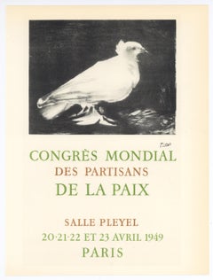 "Weltkongress der Friedensparteien" Lithografie-Plakat