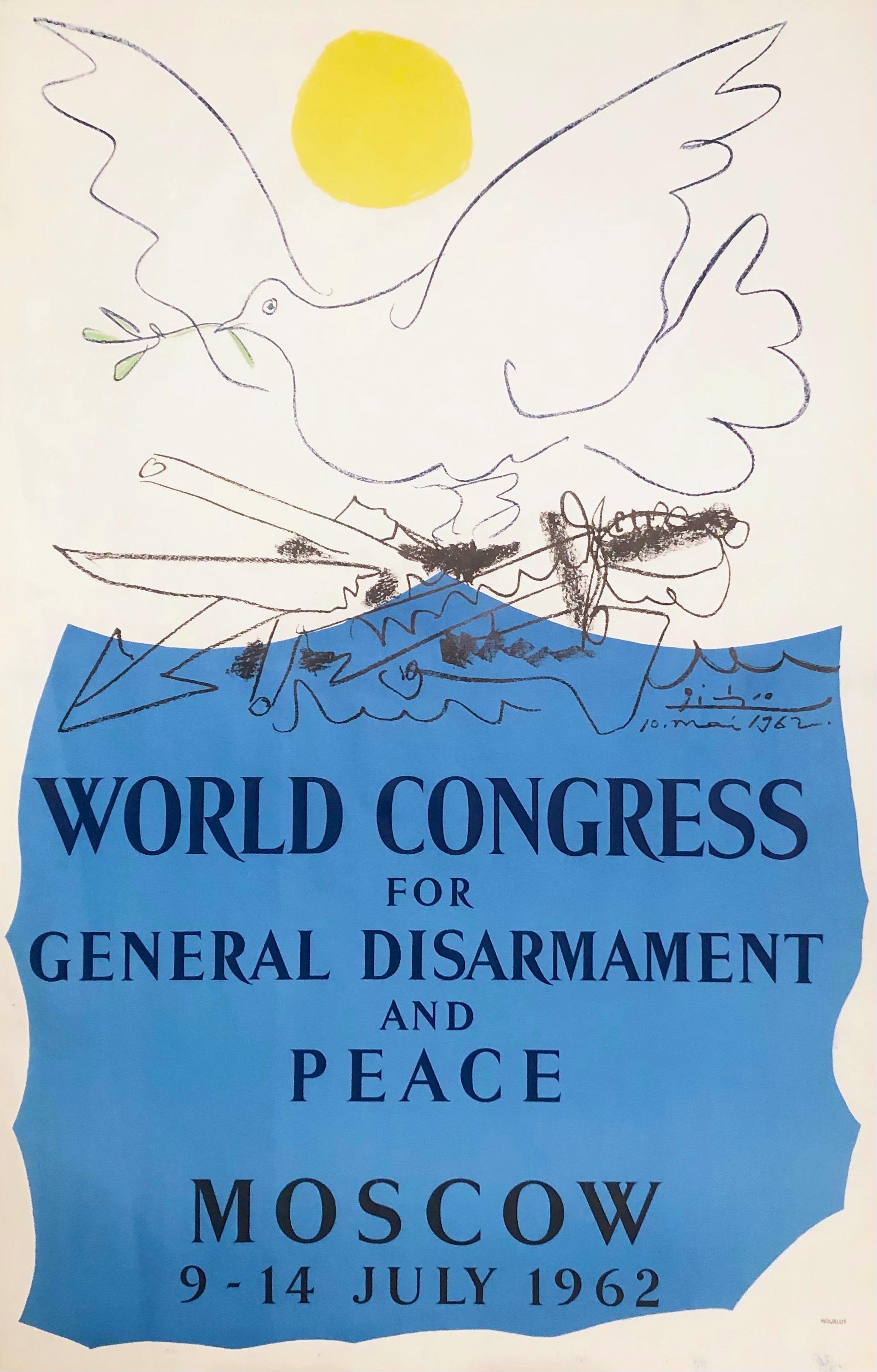 Congrès pour la Paix - Print by (after) Pablo Picasso