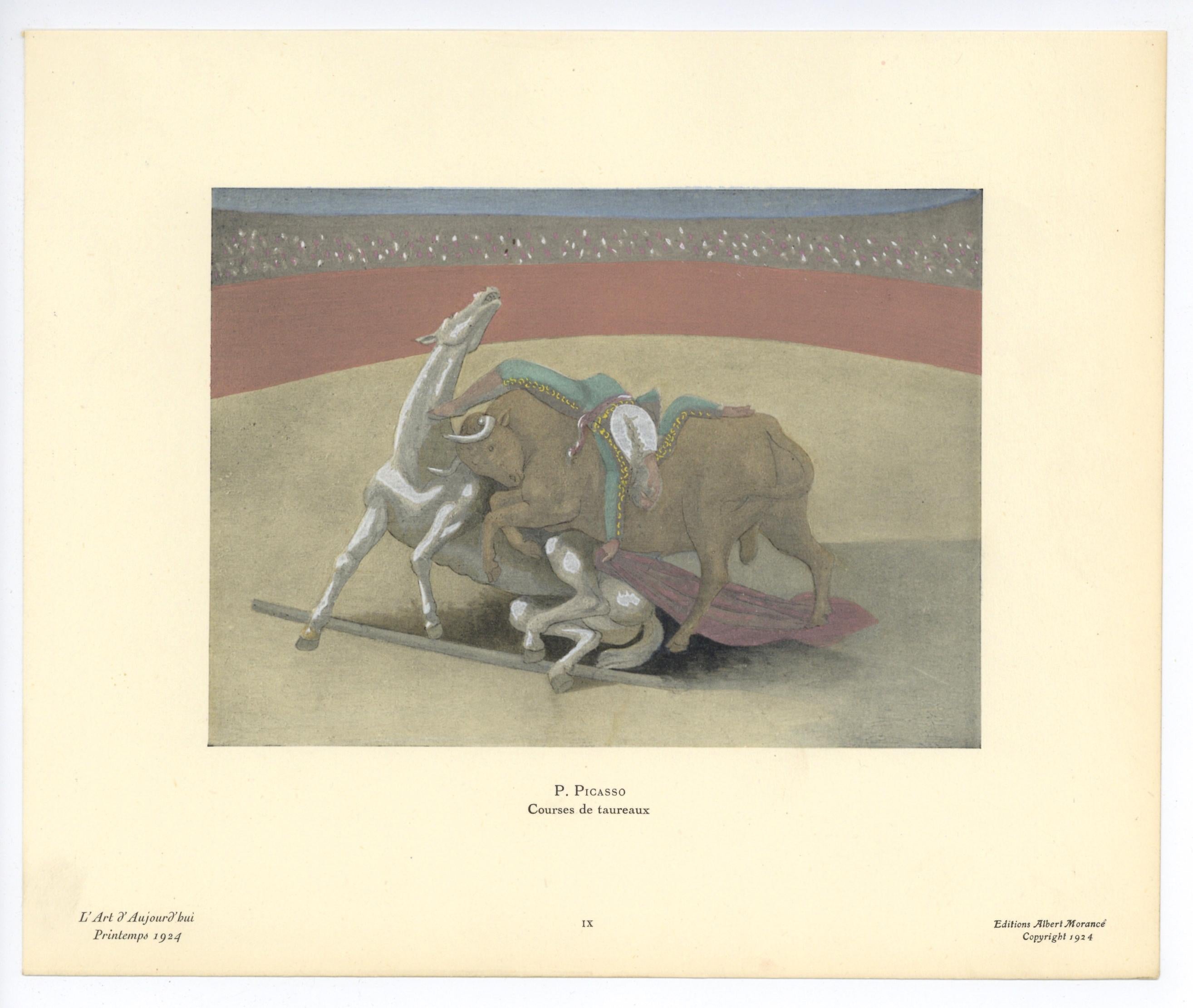 Medium: pochoir (after the watercolor). Printed in Paris in 1924 and published by Albert Morancé for 