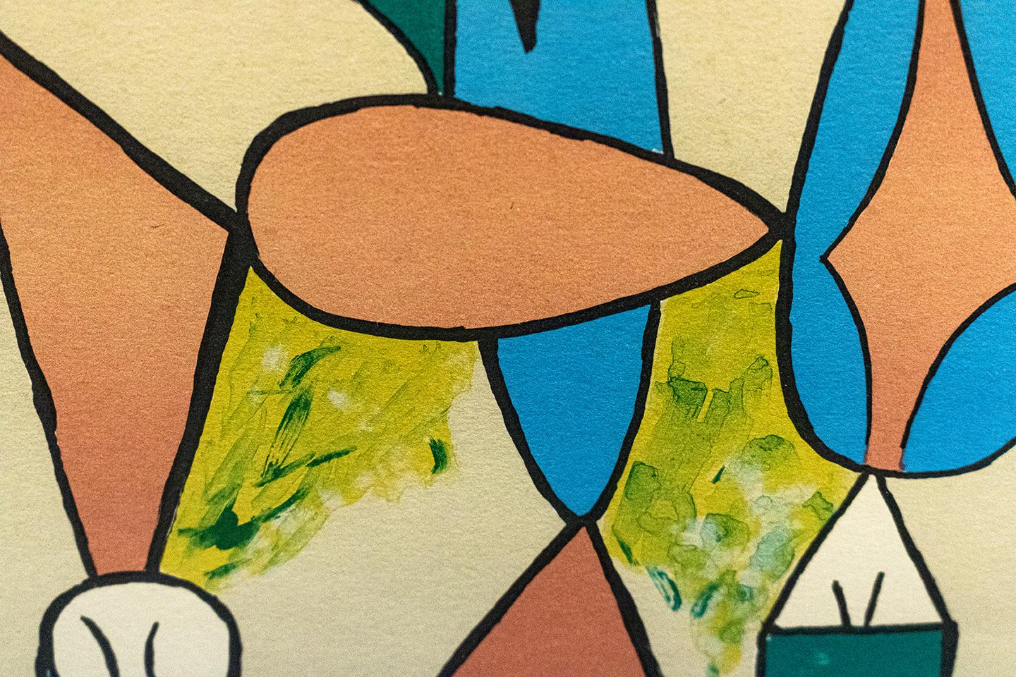 Portrait cubiste d'après Pablo Picasso.
Titre inconnu.
Lithographie.
Le cadre mesure 50,8 x 40,6 x 2,5 cm.
L'image mesure 12 x 10 pouces.
En bon état. 