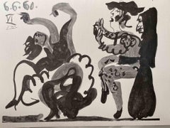 Danseuse et Picador - Photolithograph after Pablo Picasso - 1960s