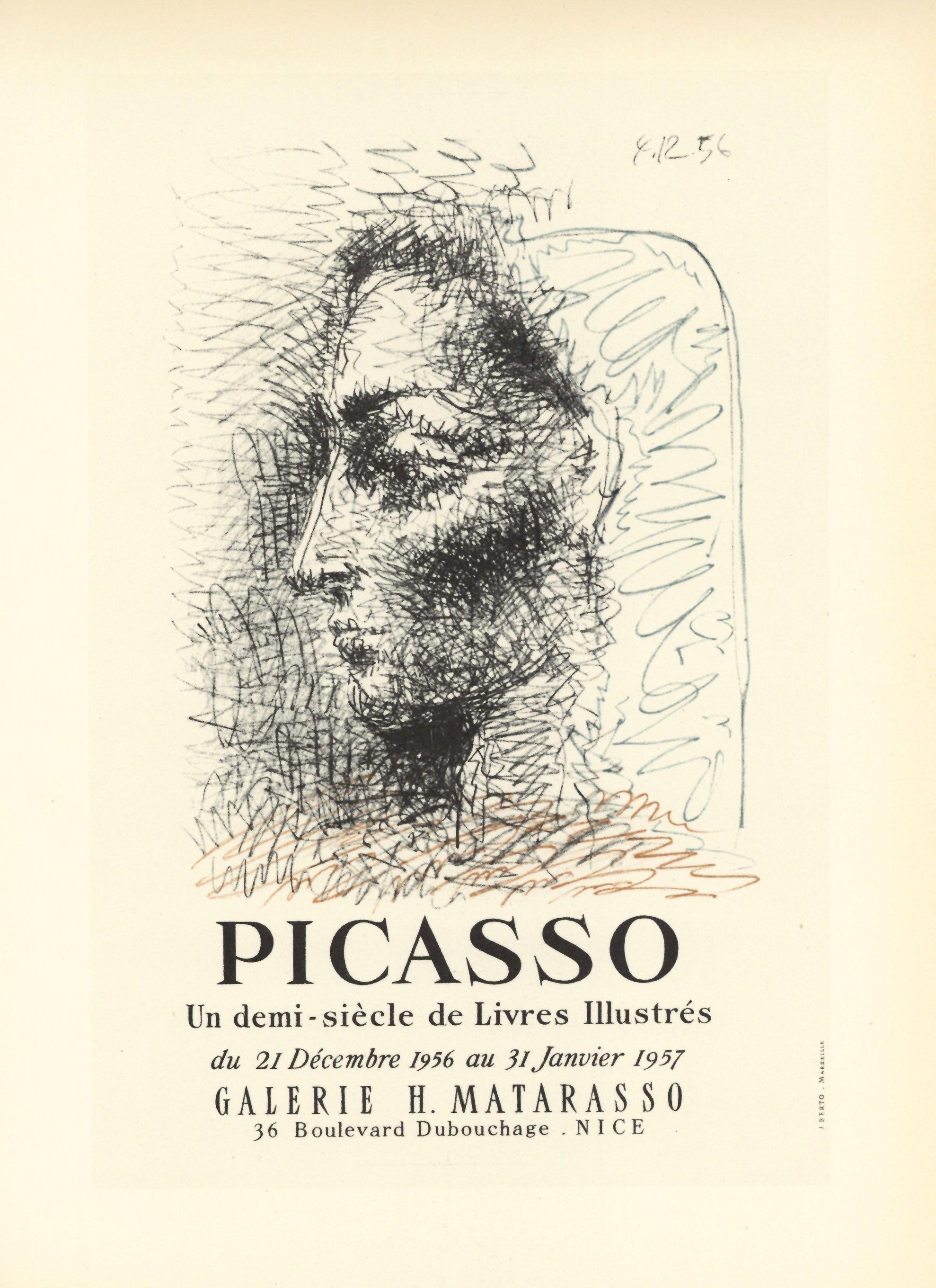 "Cartel litografía "Demi-Siecle de Livres - Print de (after) Pablo Picasso