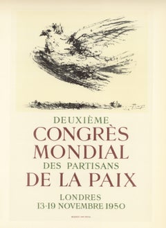 "Deuxième Congrès de la Paix" lithograph poster