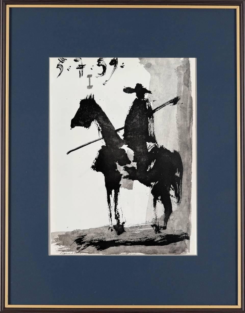 Don Quichote, Lithograph, Modern, 1961, Framed, Excellent