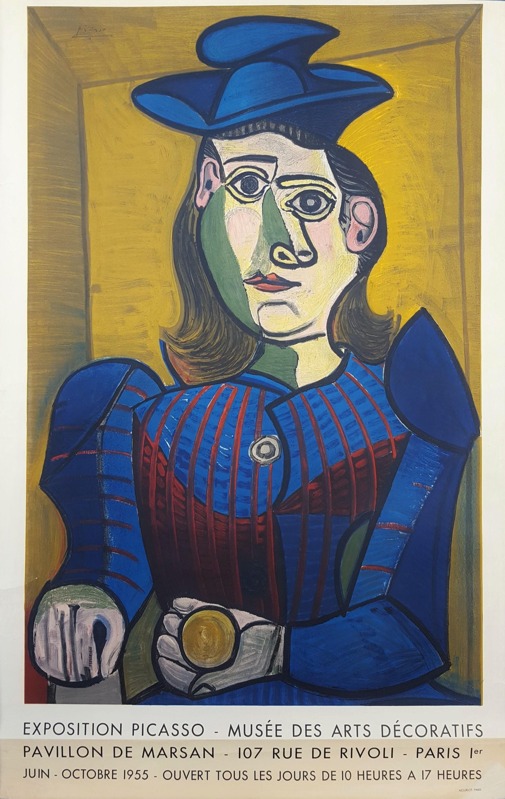 (after) Pablo Picasso Portrait Print - Dora Maar (Femme Assise)